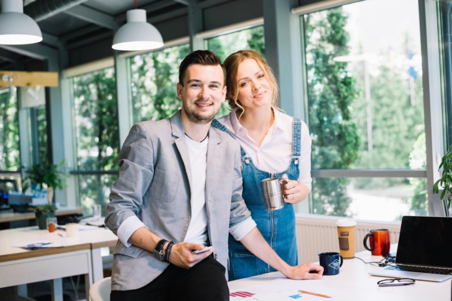 Small business owners collaborating during a financial planning workshop session